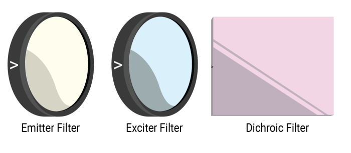 orientation emitter exciter dichroic